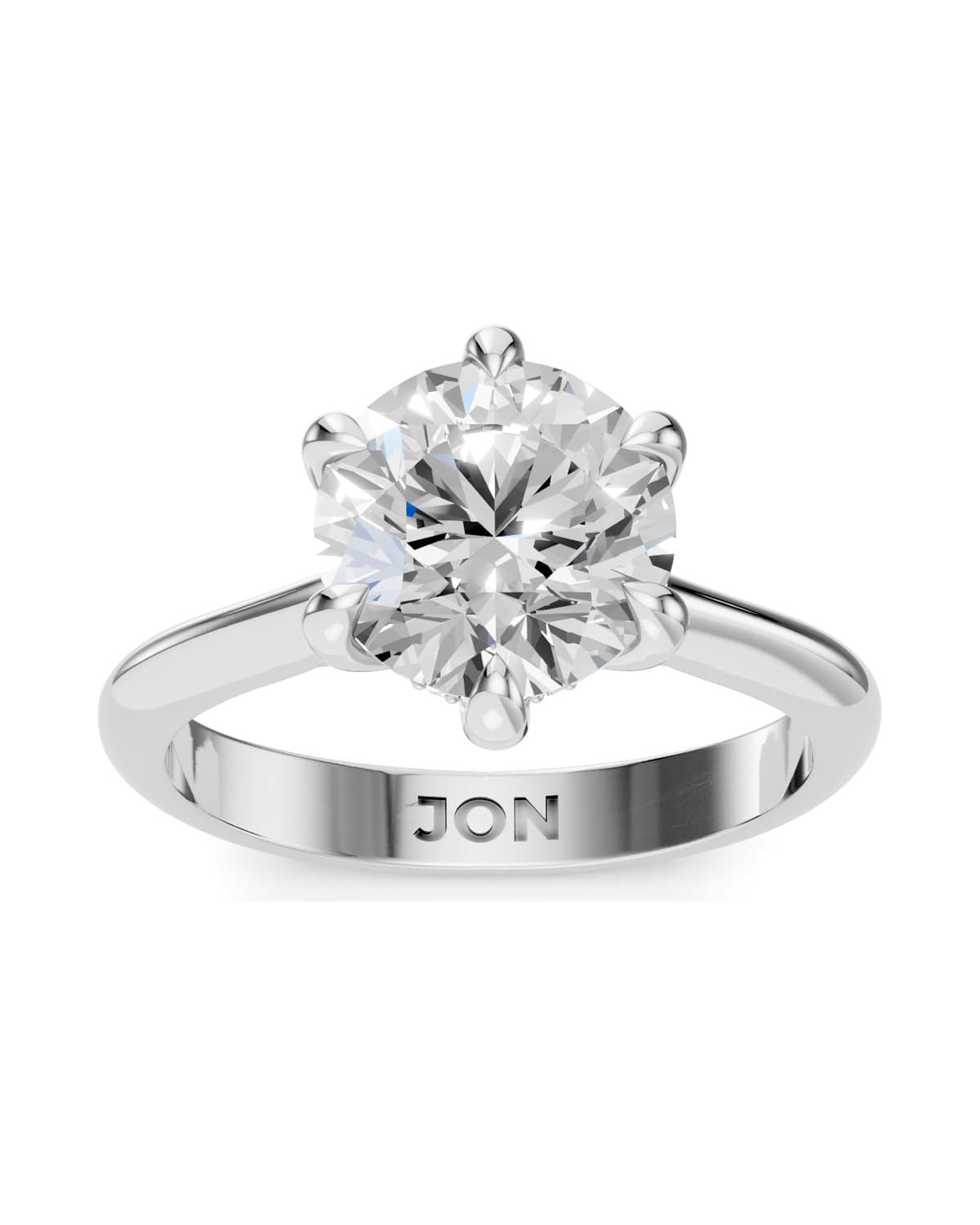 Round Brilliant Solitaire — J0001 (view 1)