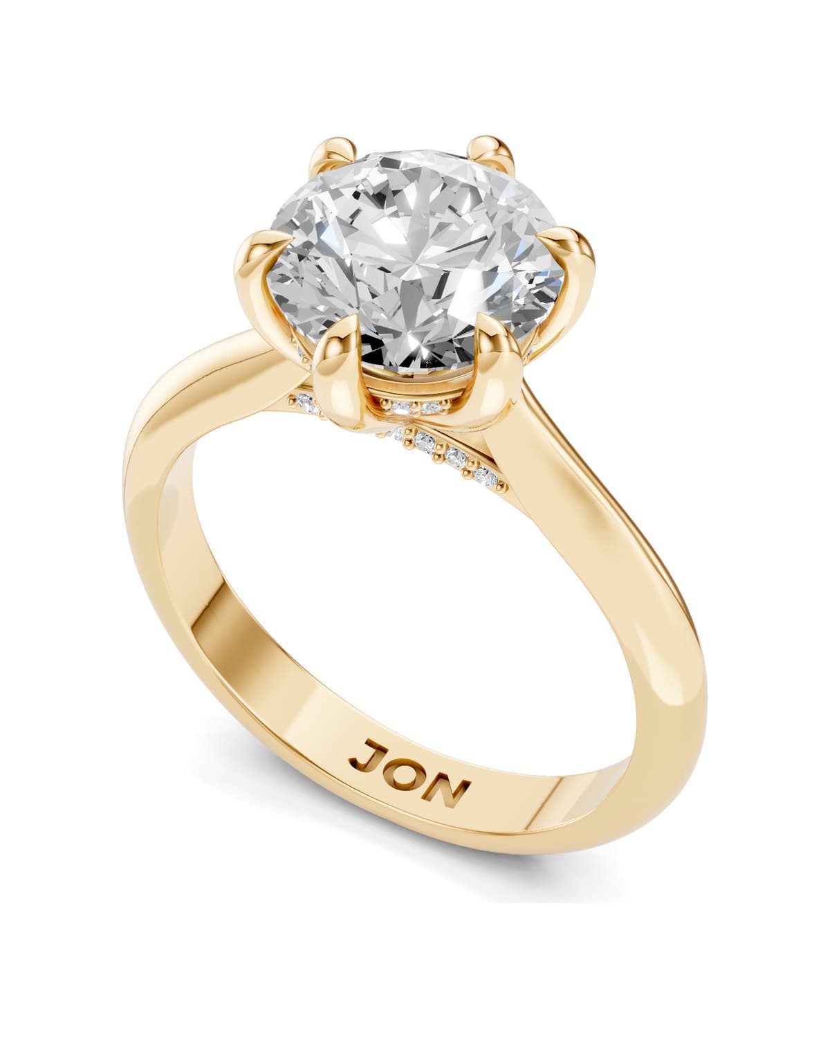 Round Brilliant Solitaire — J0001 (8)