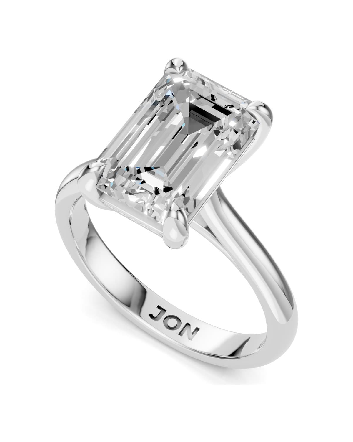 Emerald-Cut Solitaire — J0006 (7)