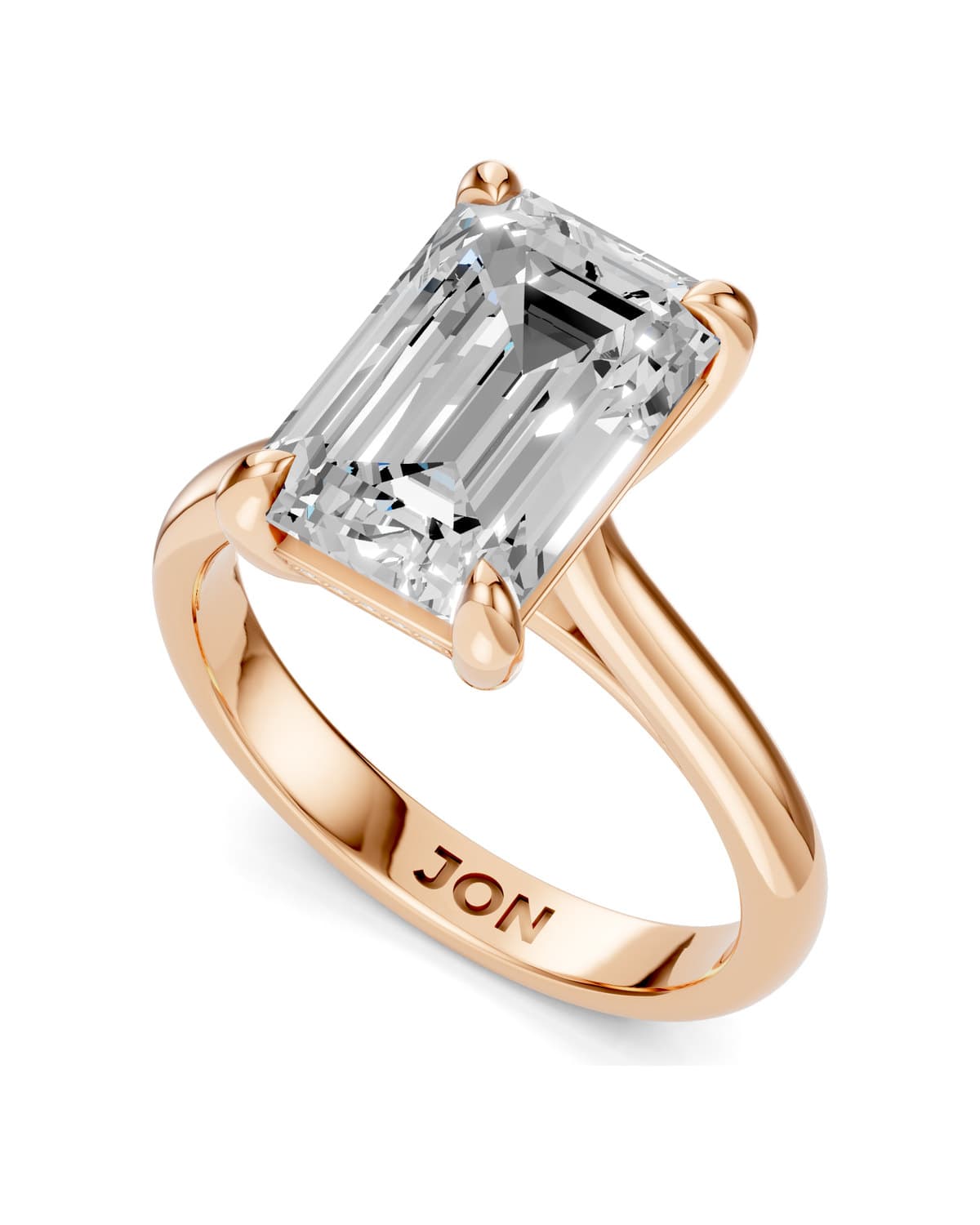 Emerald-Cut Solitaire — J0006 (9)