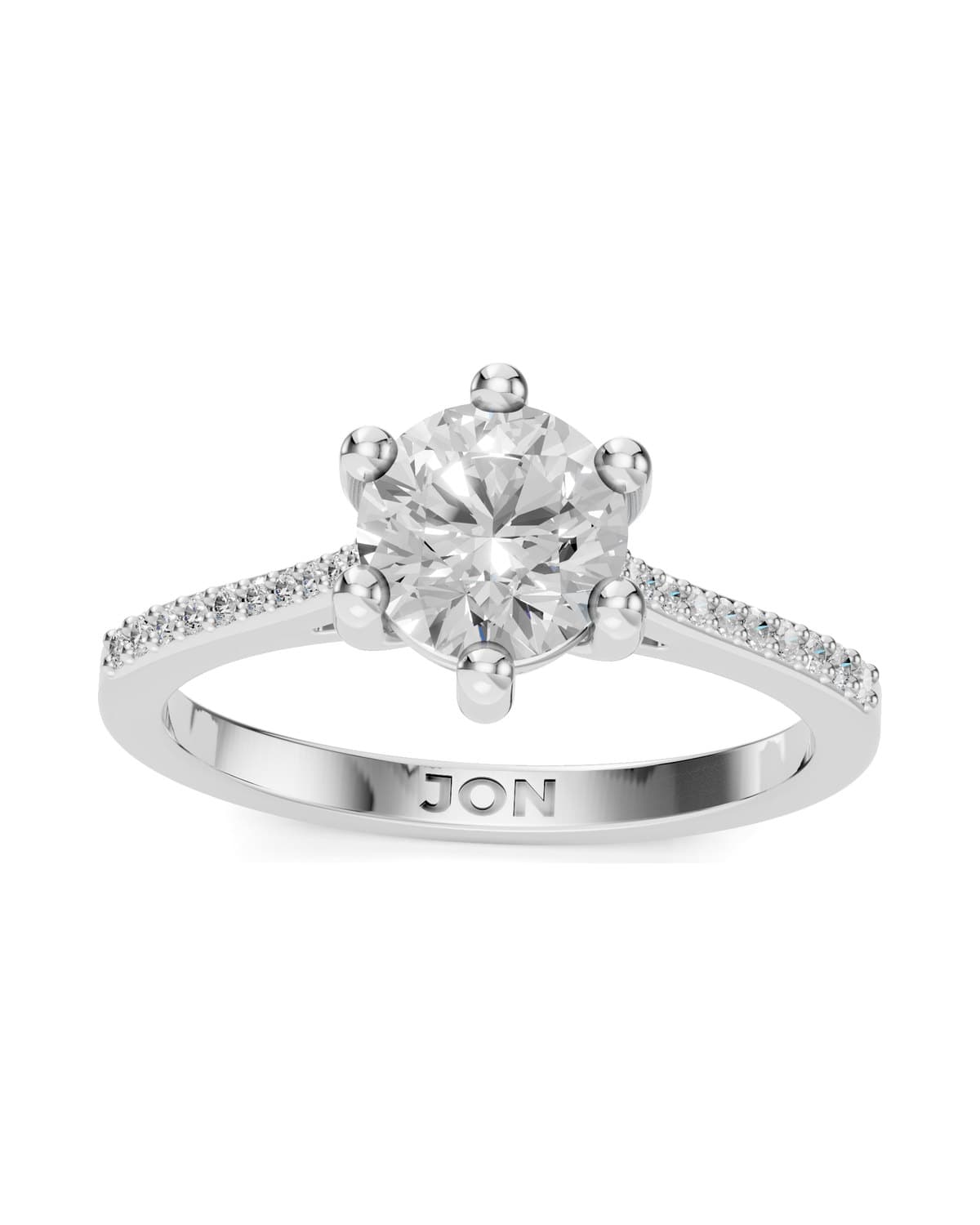 Round Brilliant Solitaire — J0010 (view 1)