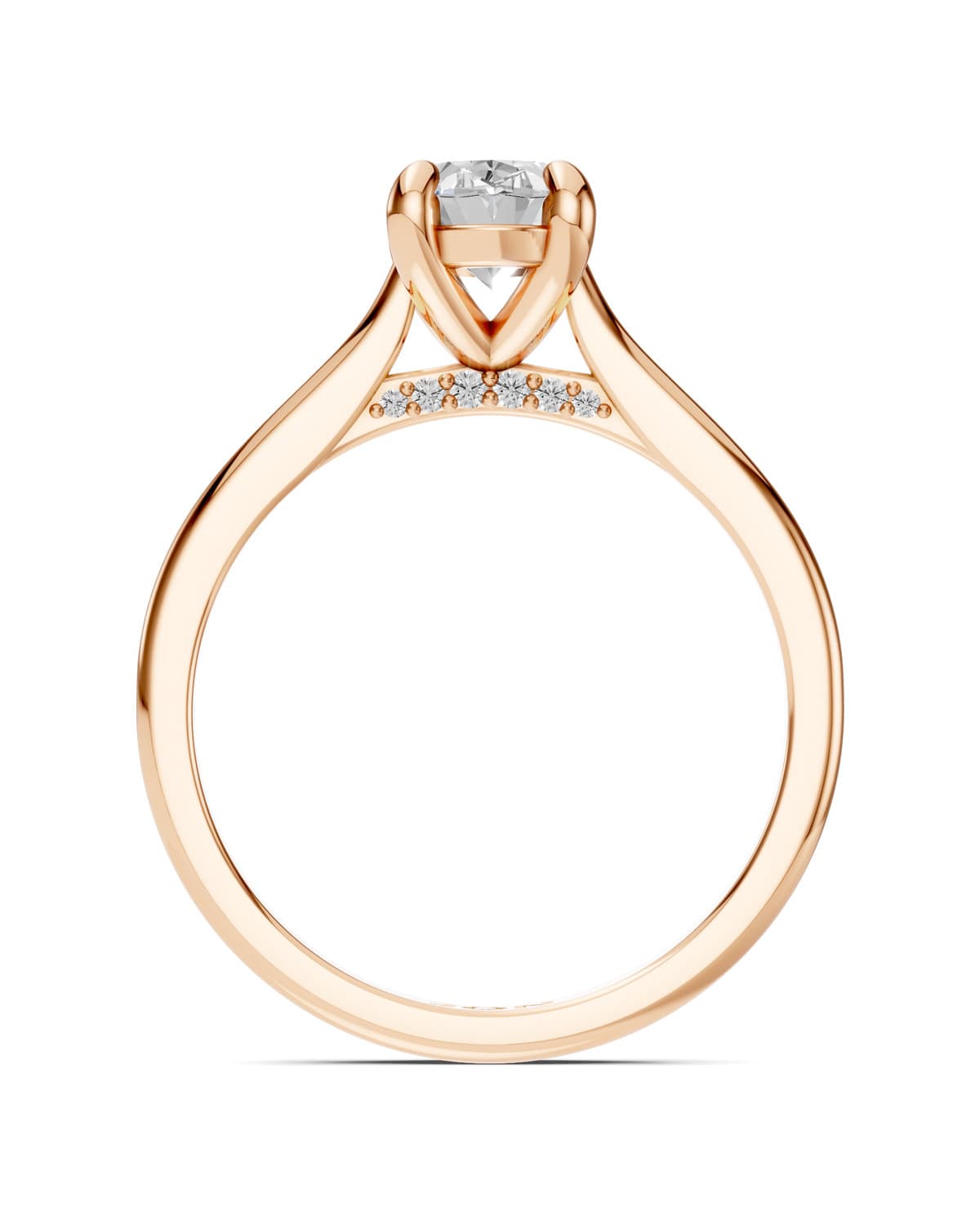 Oval Solitaire — J0013 (4)