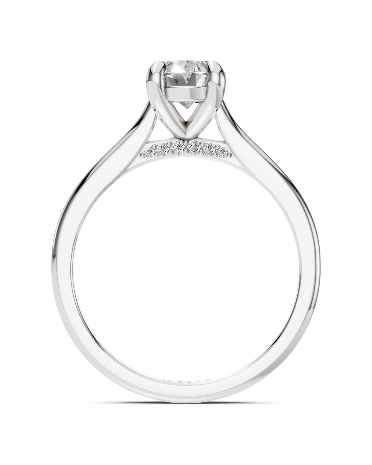 Oval Solitaire — J0013 (6)