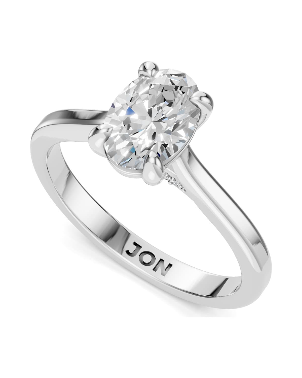 Oval Solitaire — J0013 (7)