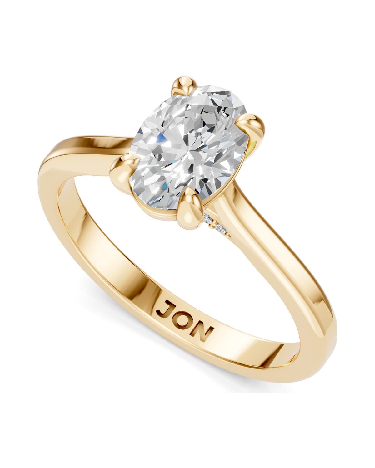 Oval Solitaire — J0013 (8)