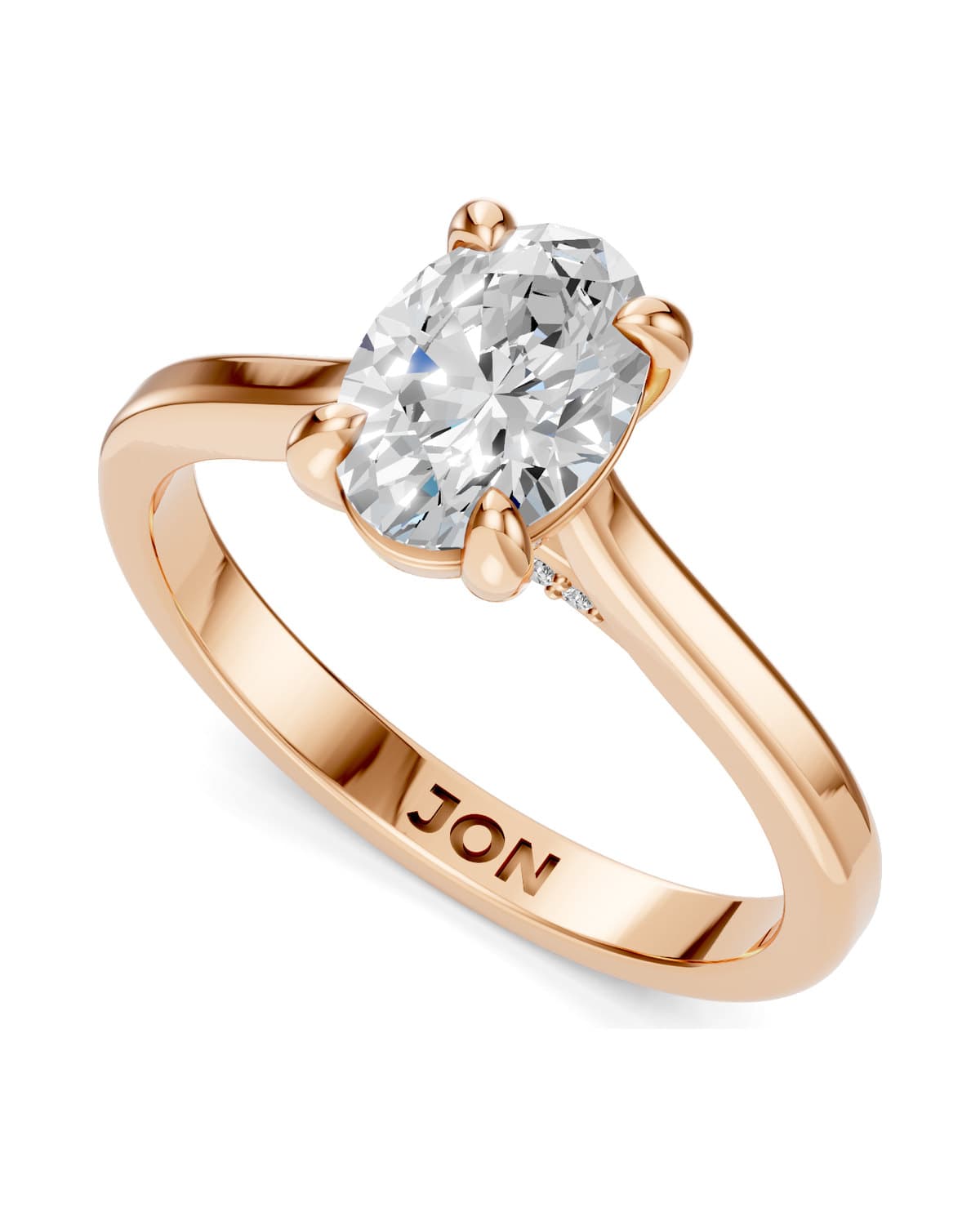 Oval Solitaire — J0013 (9)