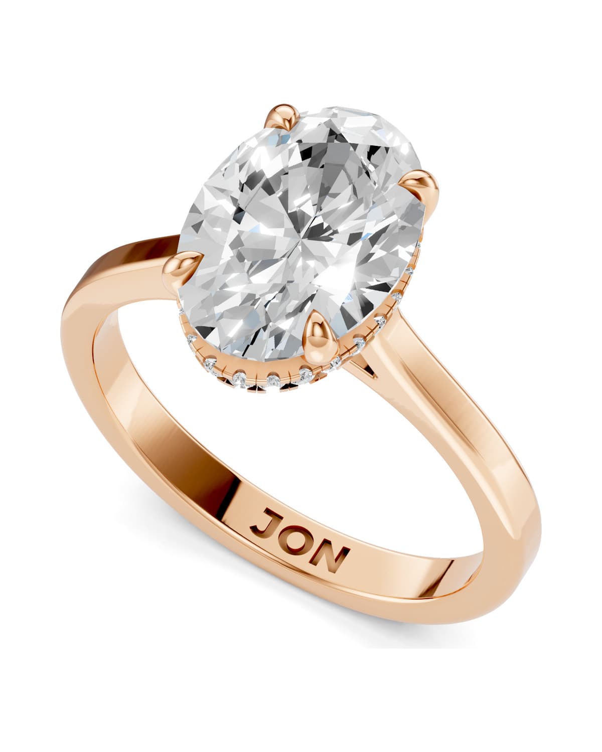 Oval Solitaire — J0014 (7)