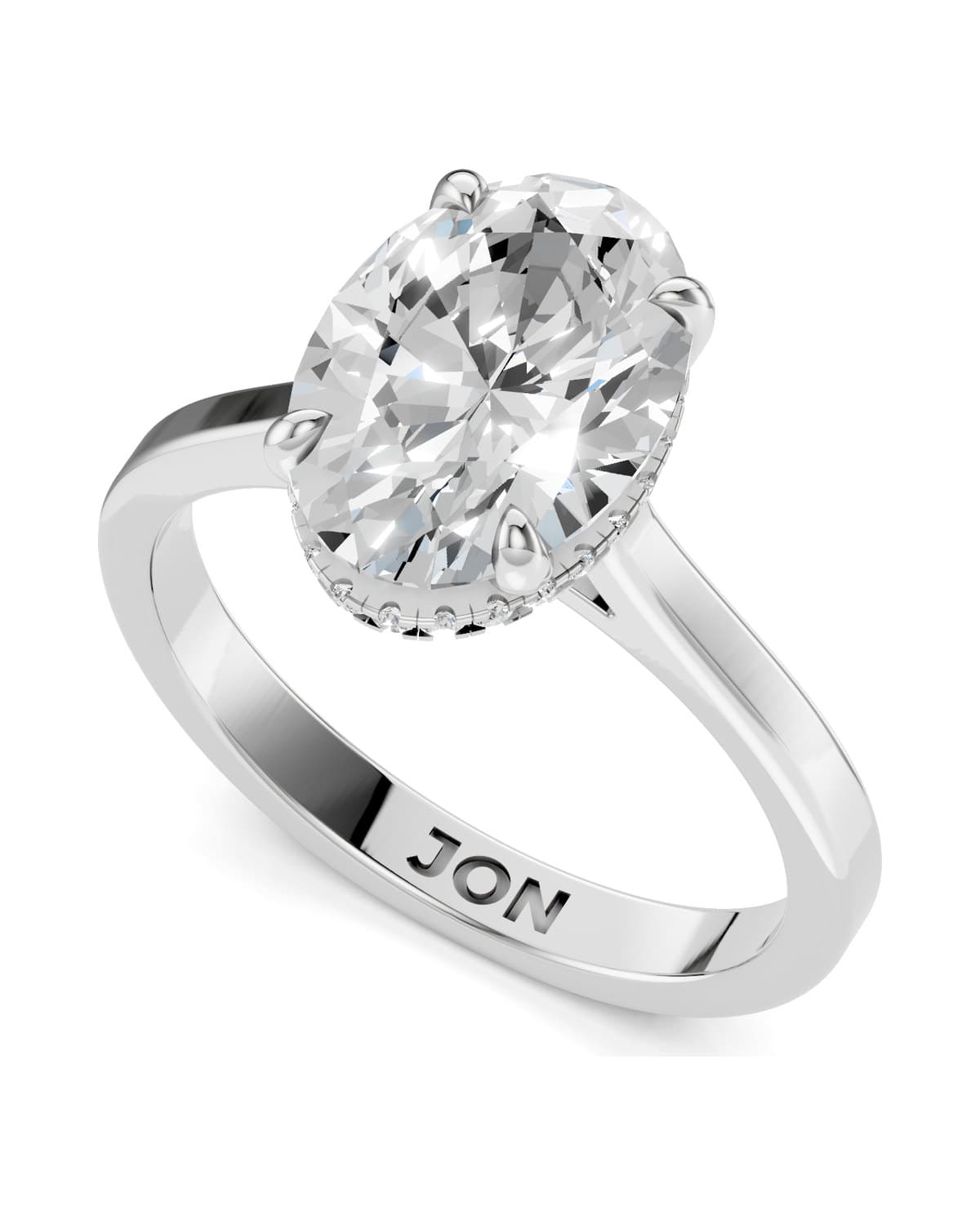 Oval Solitaire — J0014 (9)