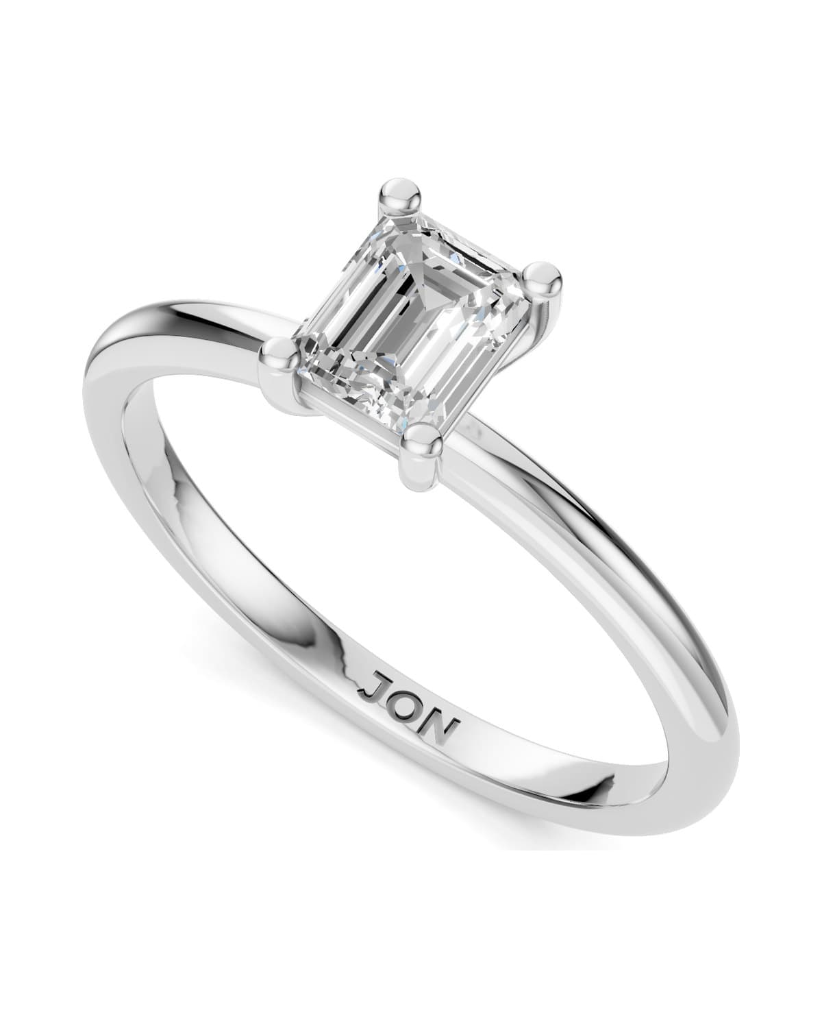 Emerald-Cut Solitaire — J0025 (7)