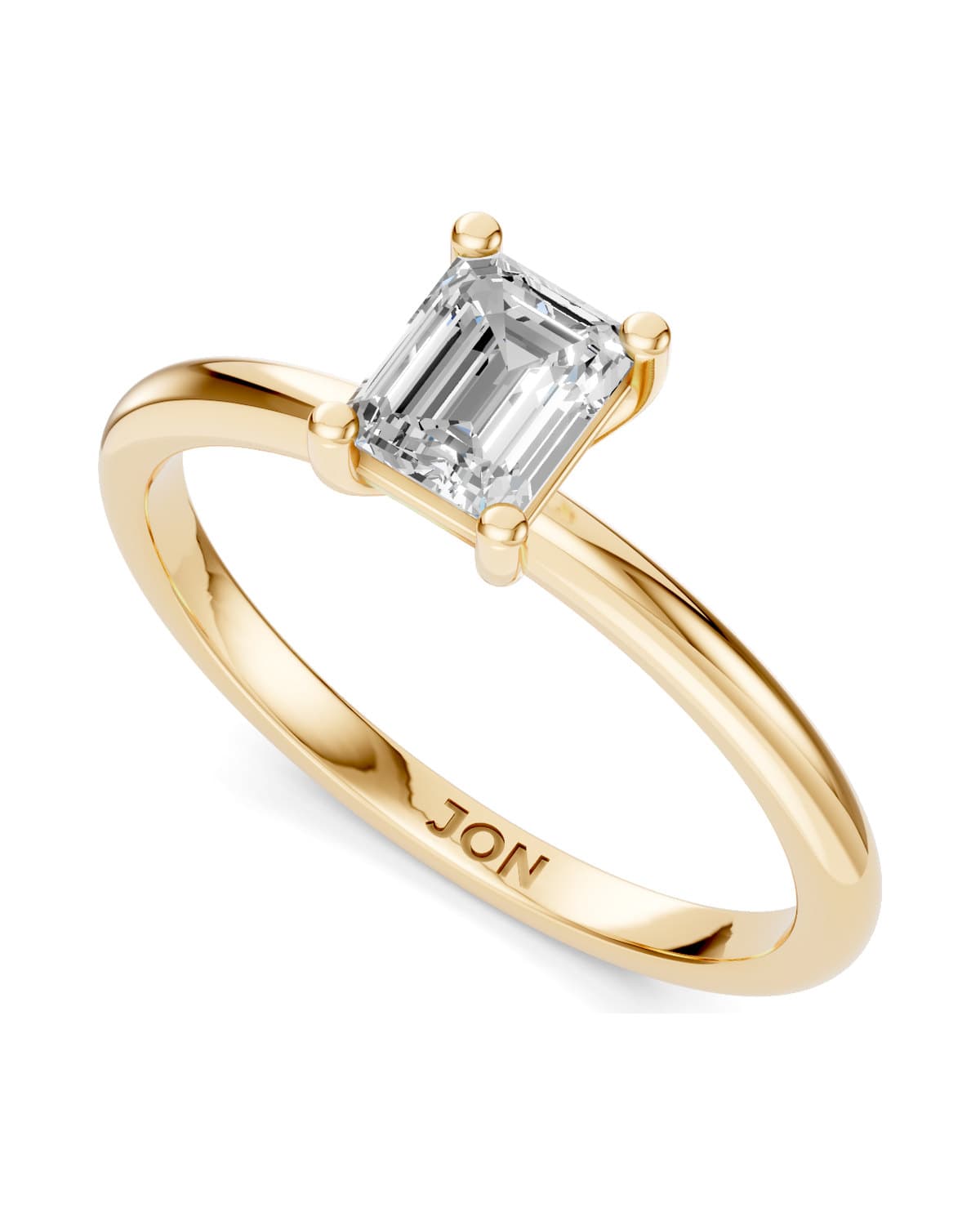 Emerald-Cut Solitaire — J0025 (8)