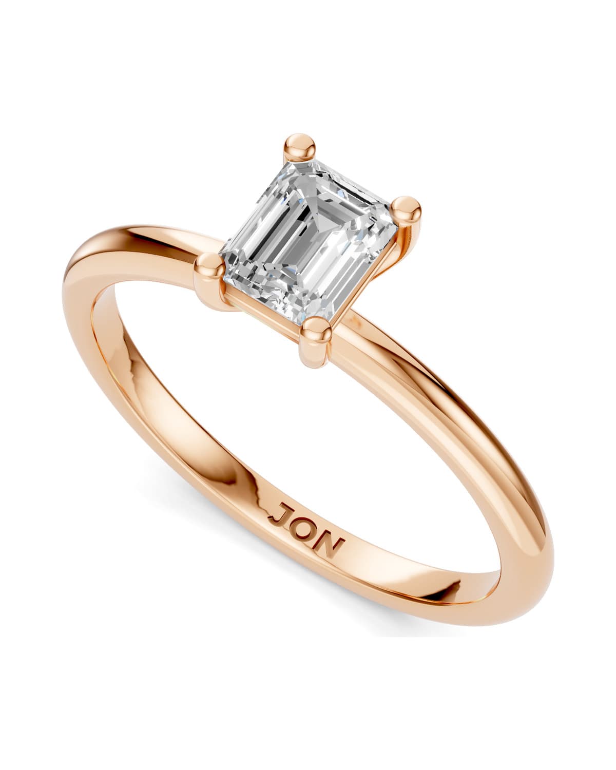 Emerald-Cut Solitaire — J0025 (9)