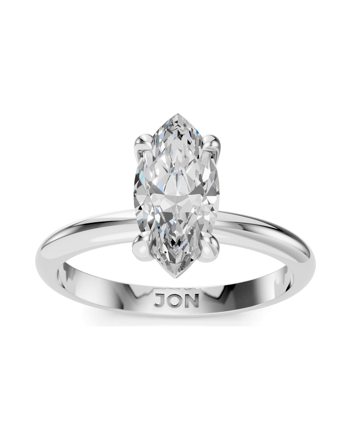 Oval Solitaire, Pavé — J0026 (view 1)