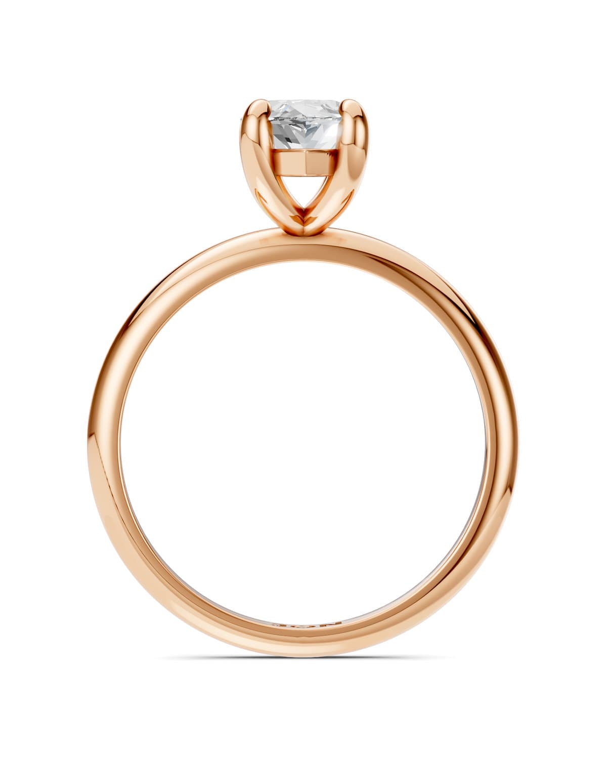 Oval Solitaire, Pavé — J0026 (4)