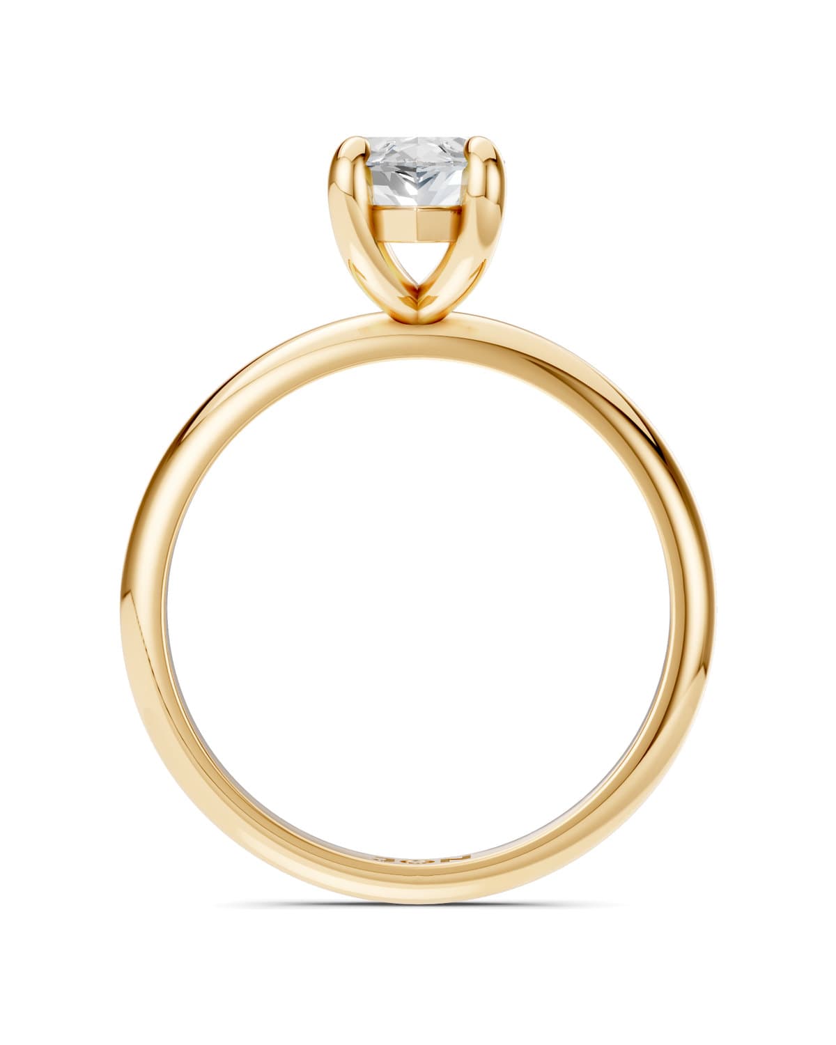 Oval Solitaire, Pavé — J0026 (5)