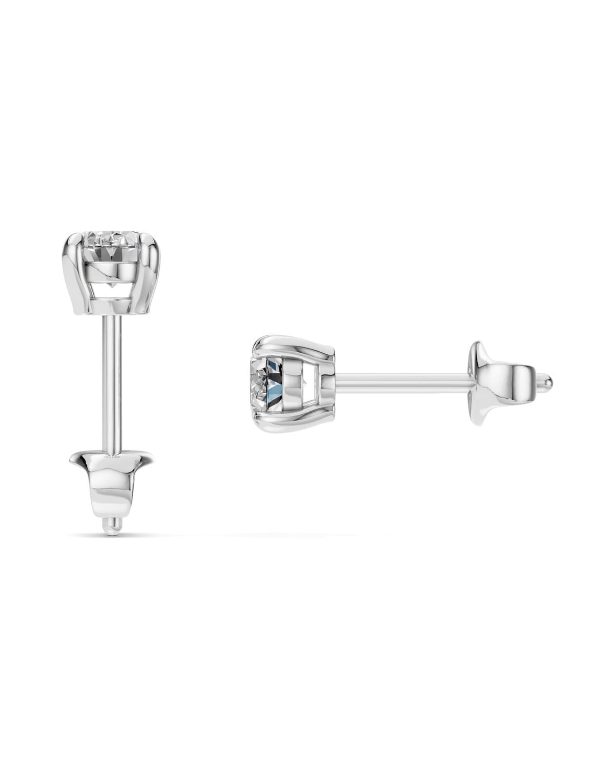 Oval Diamond Studs — J0029 (6)