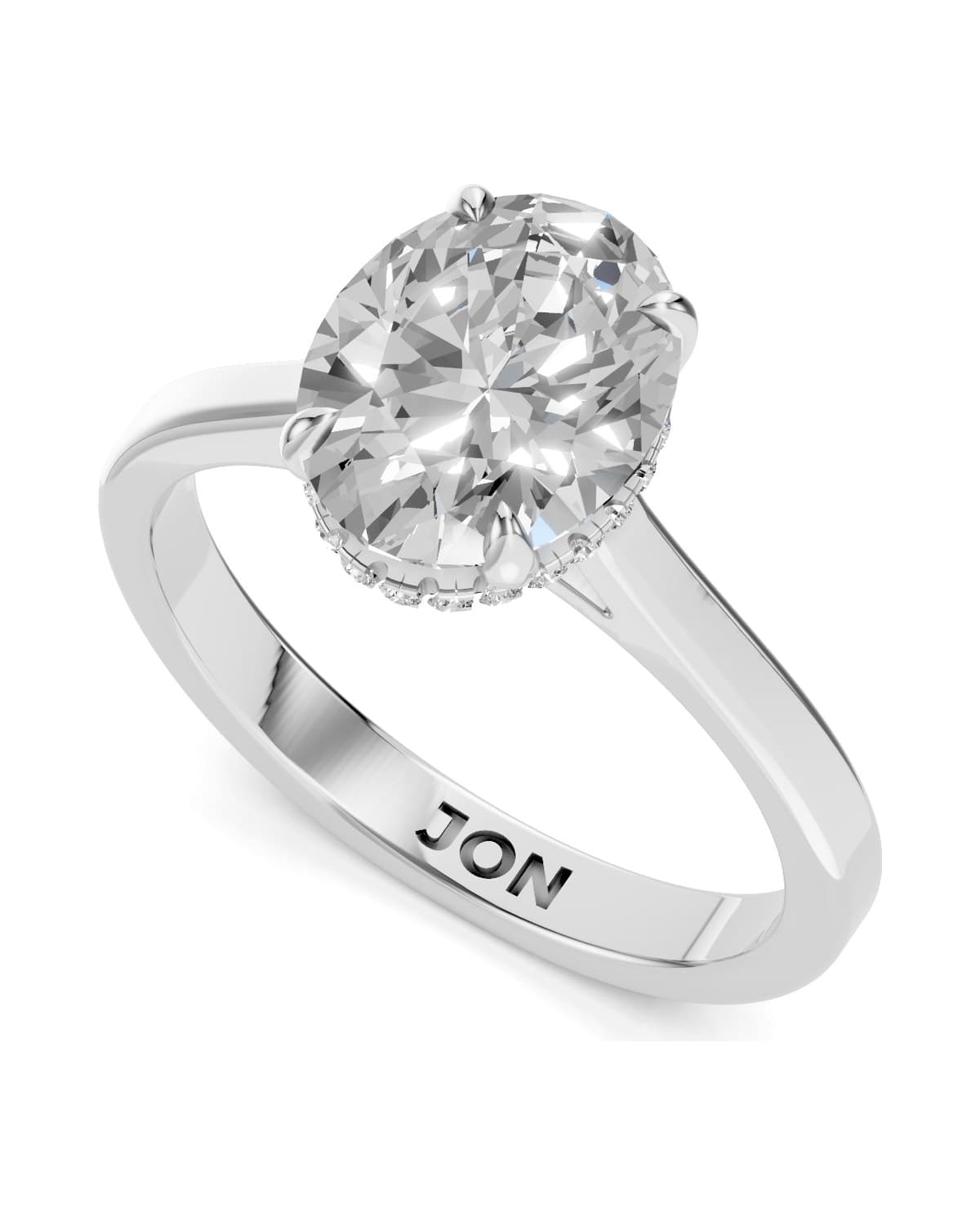 Oval Solitaire — J0033 (7)