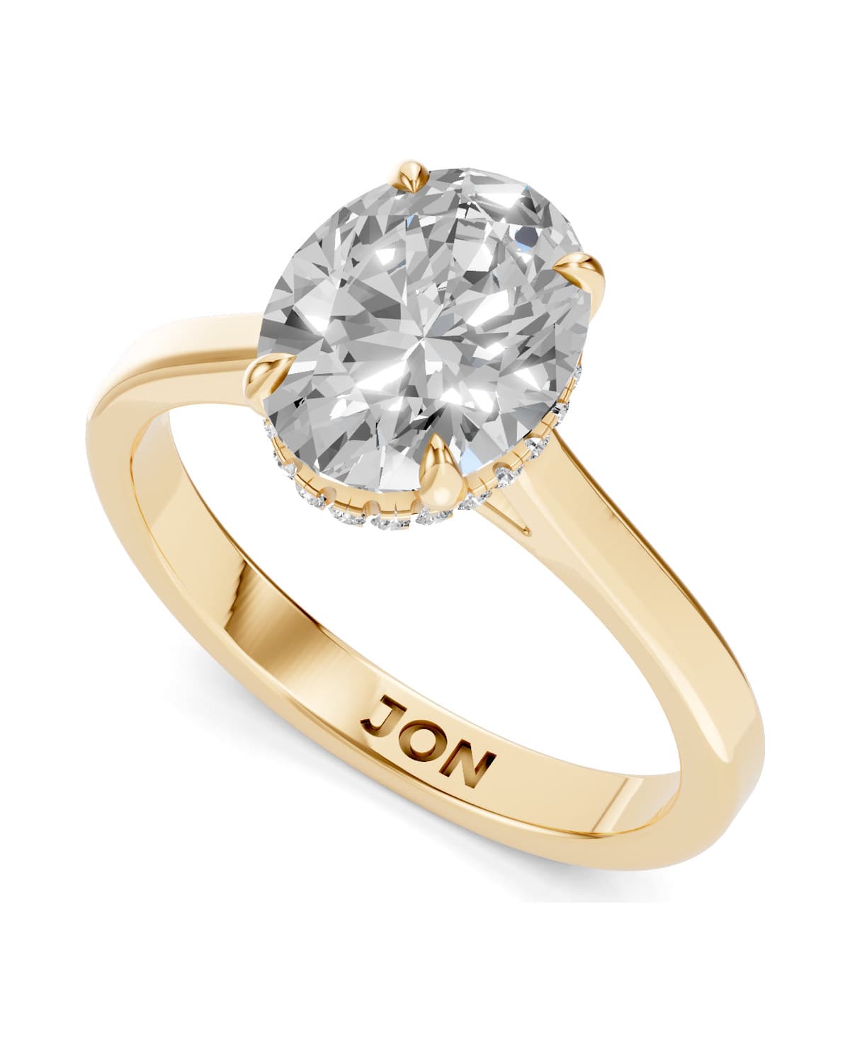 Oval Solitaire — J0033 (8)
