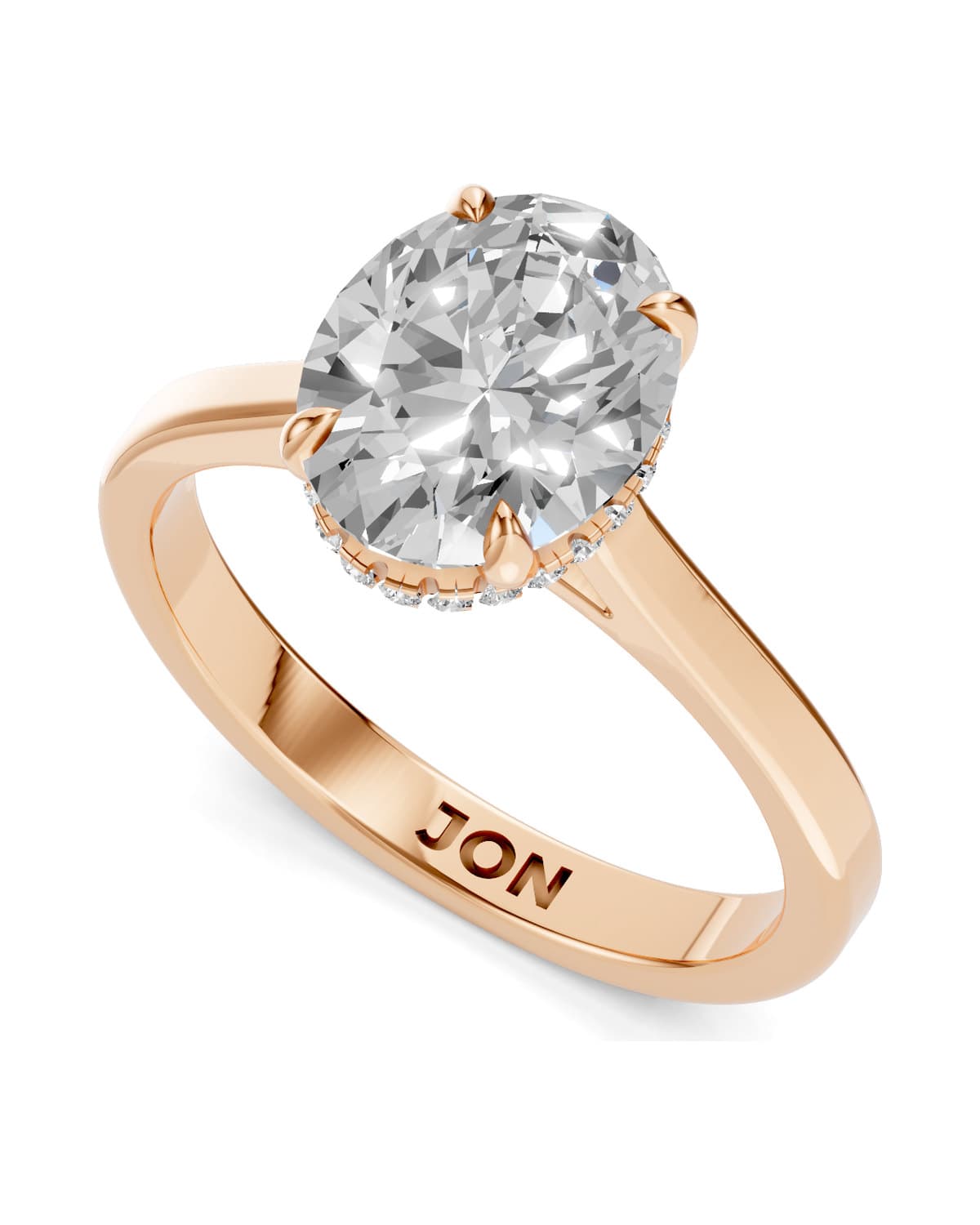 Oval Solitaire — J0033 (9)