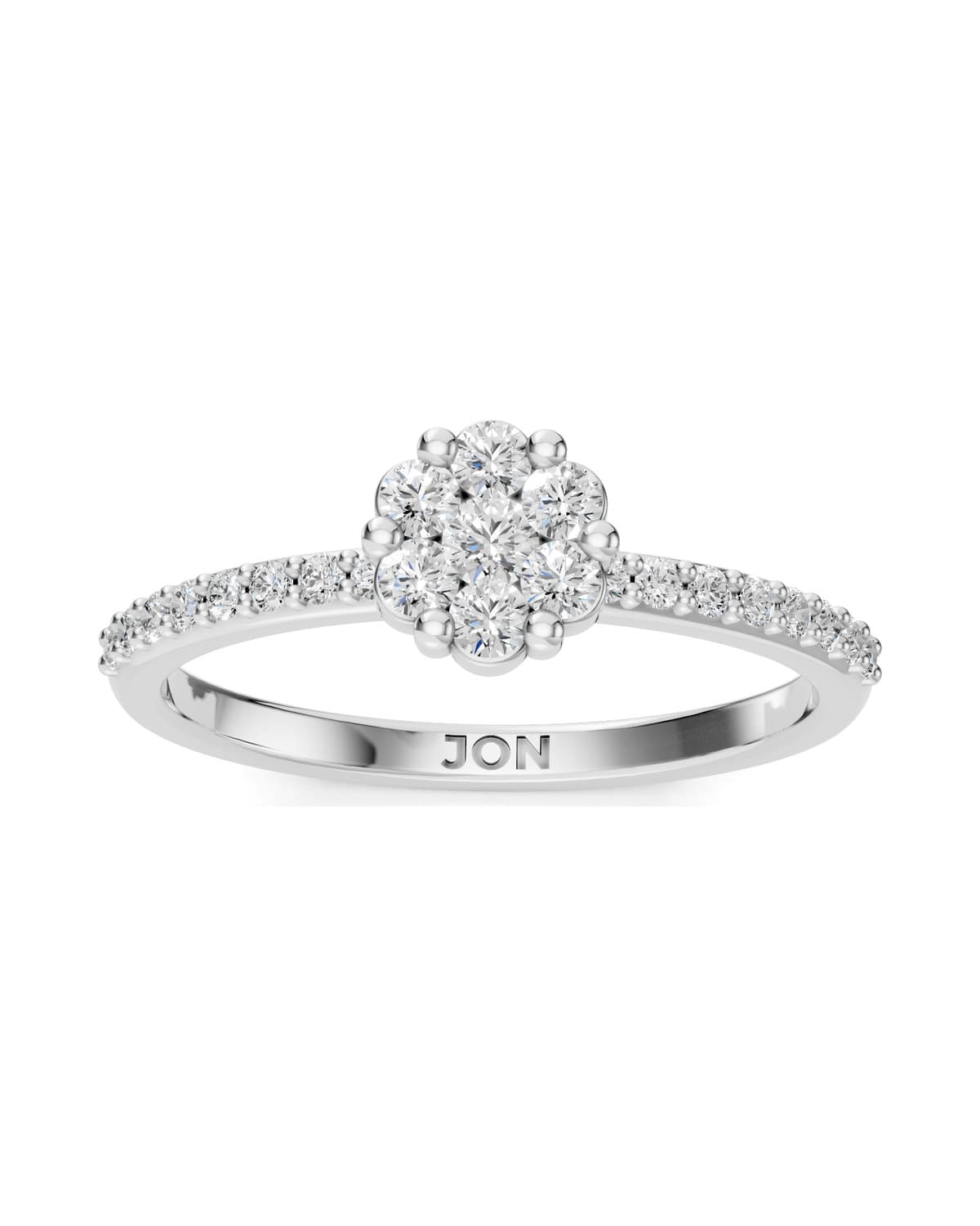 Round Brilliant Halo — J0038 (view 1)